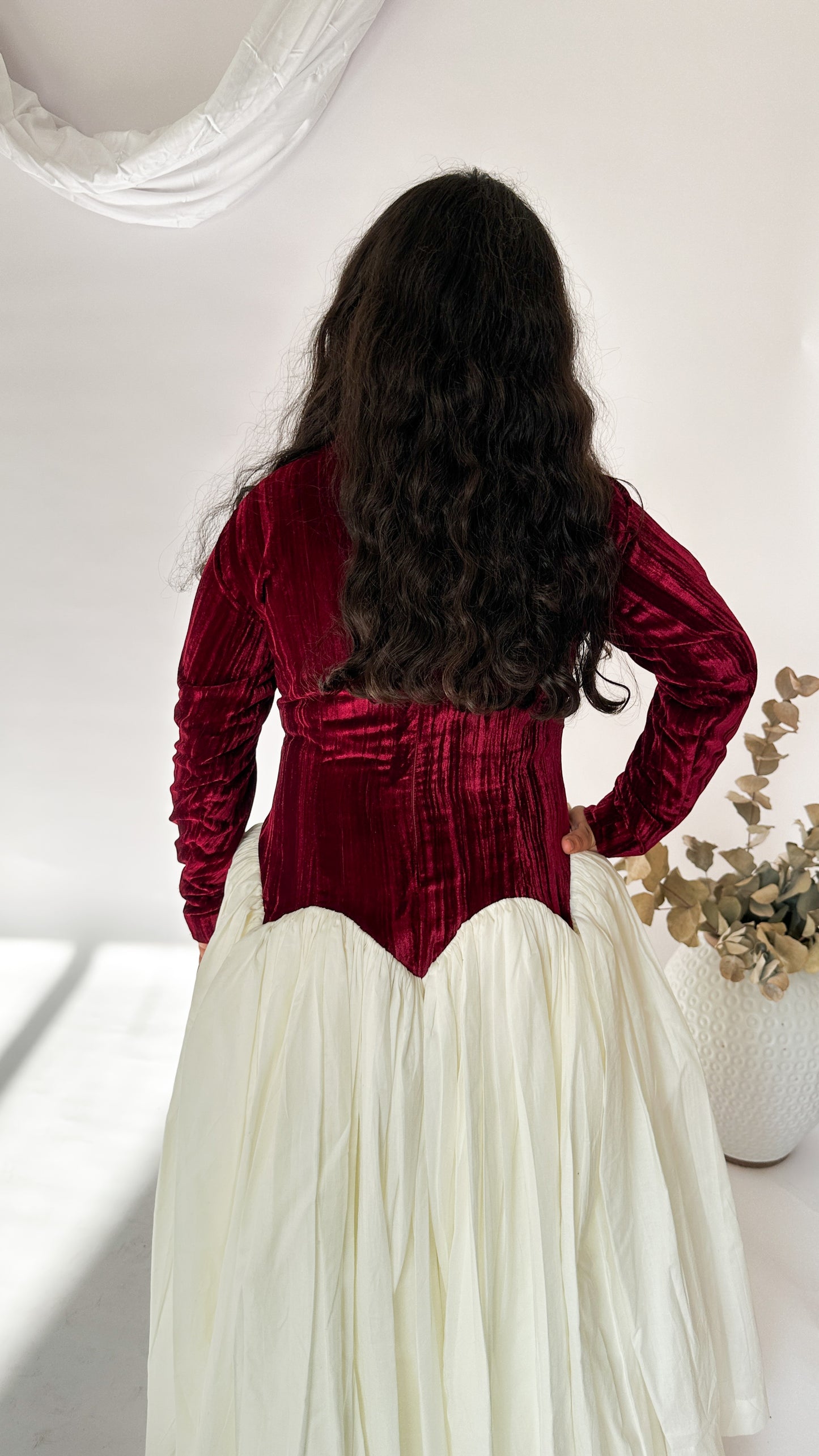 دراعة الموسم (عنابي)